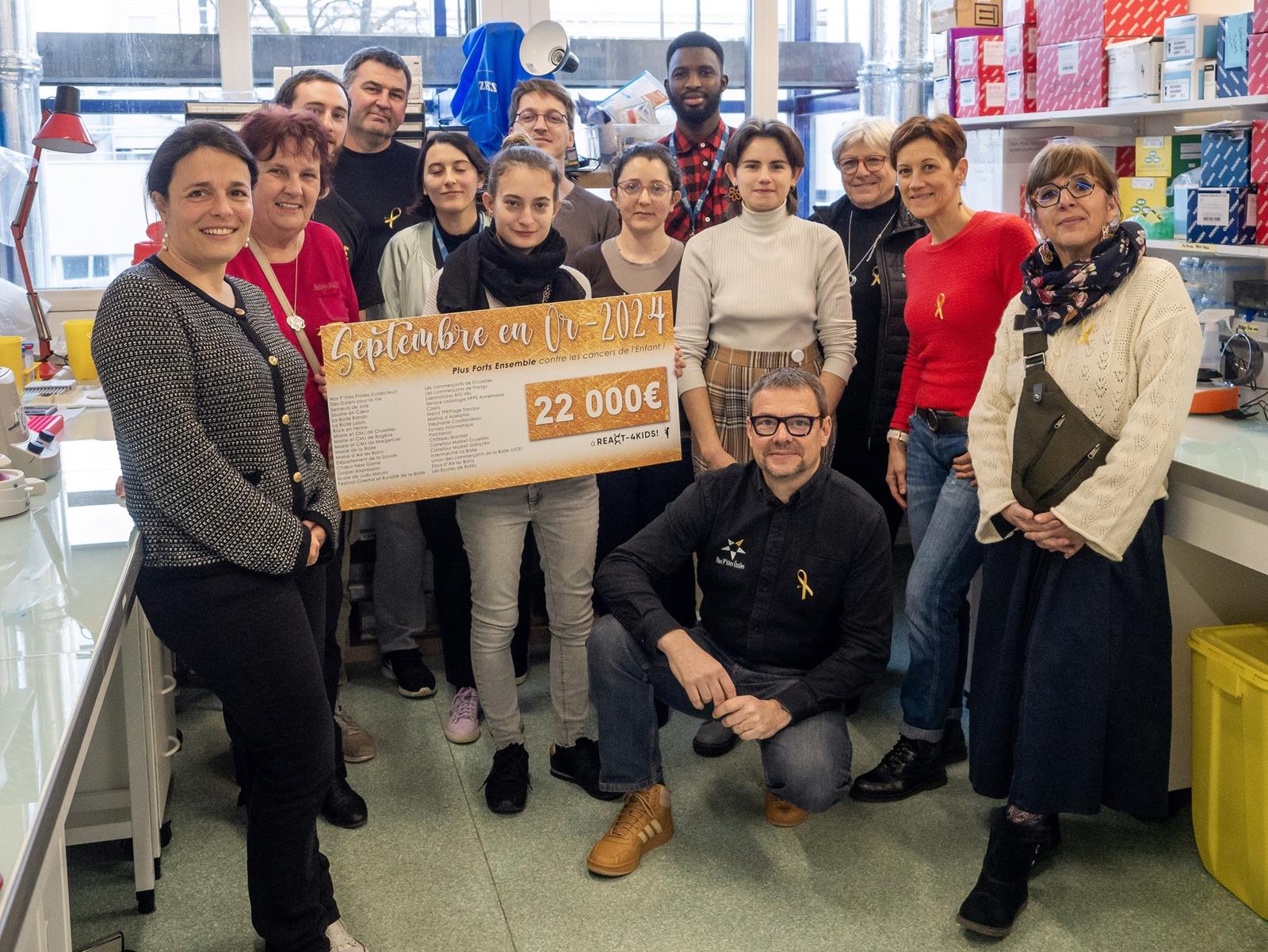 Remise de cheque Septembre en Or 2024
